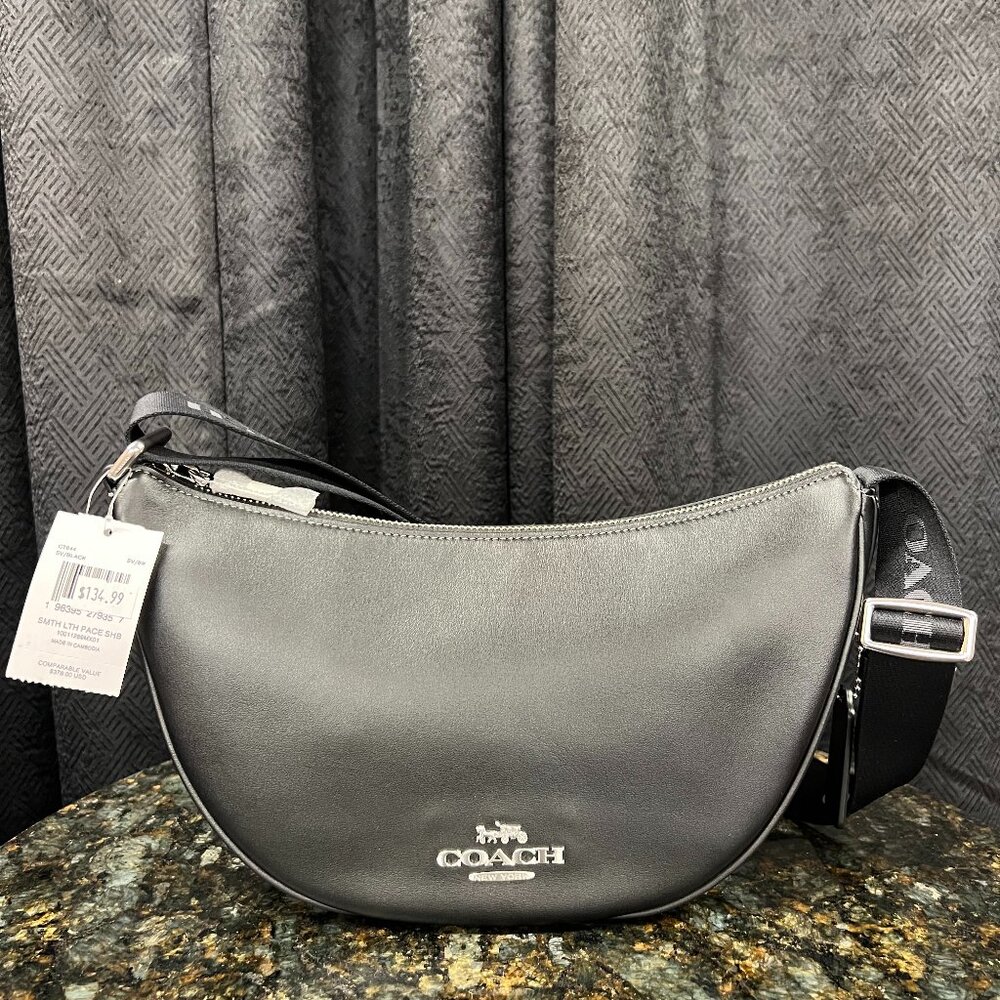 COACH Black Leather Purse